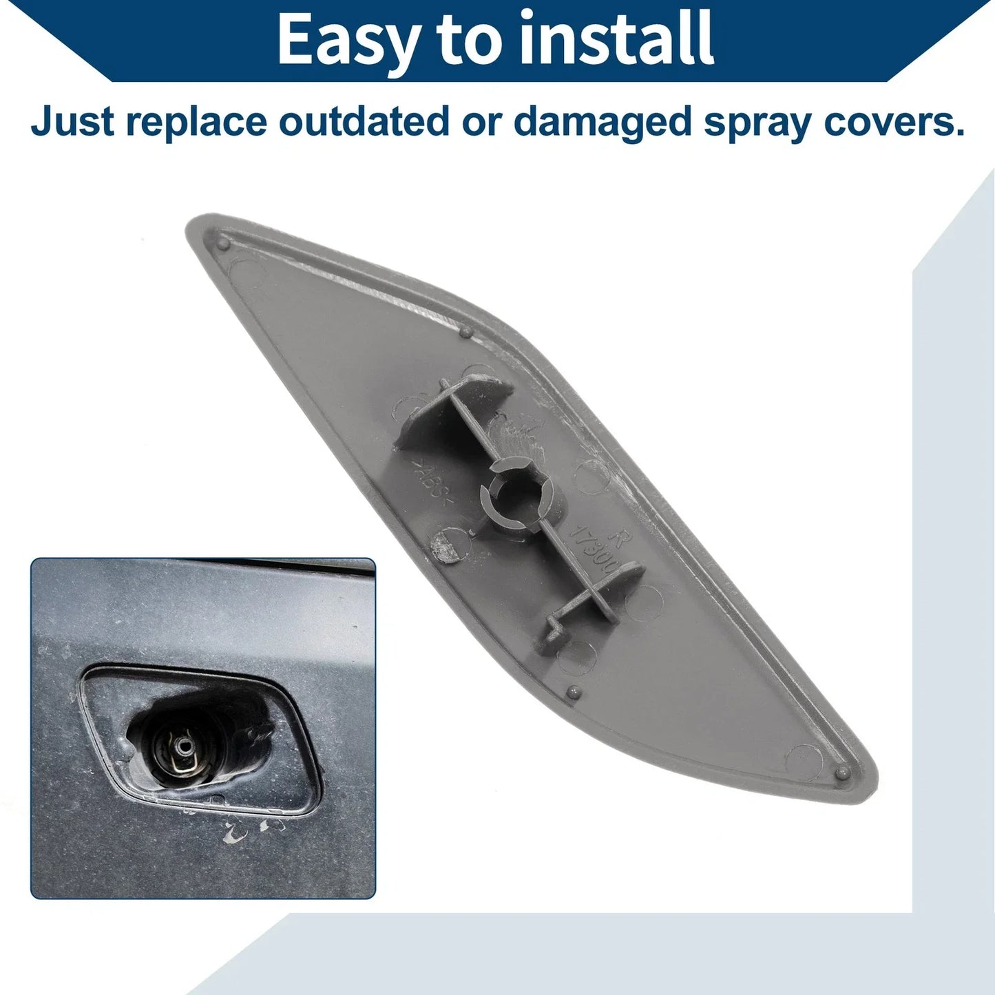 Front Right Washer Nozzle Cover for Honda Accord VIII (2008-2012) 1 x Cap