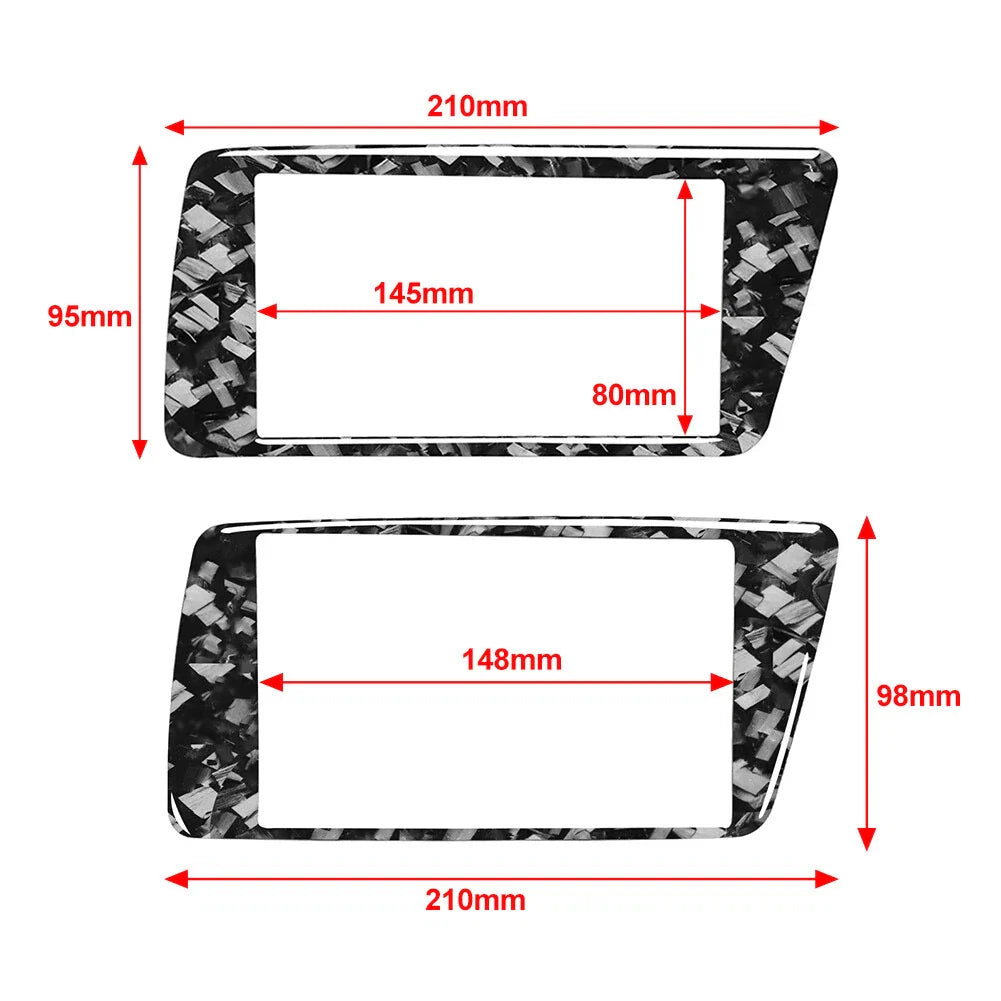 7inch GPS Navigation Screen Panel Frame Cover for Audi Q5 SQ5 (2009-2023)