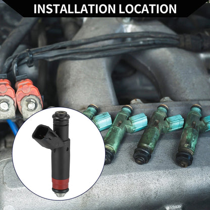Fuel Injector for Dodge Ram 1500 4.7L 2002-2003 - Black 1 x Injector