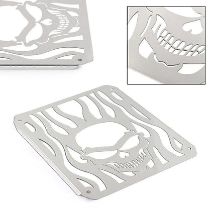 Skull Stainless Radiator Grill Guard Cover for Kawasaki Vulcan VN400/800 (95-06)