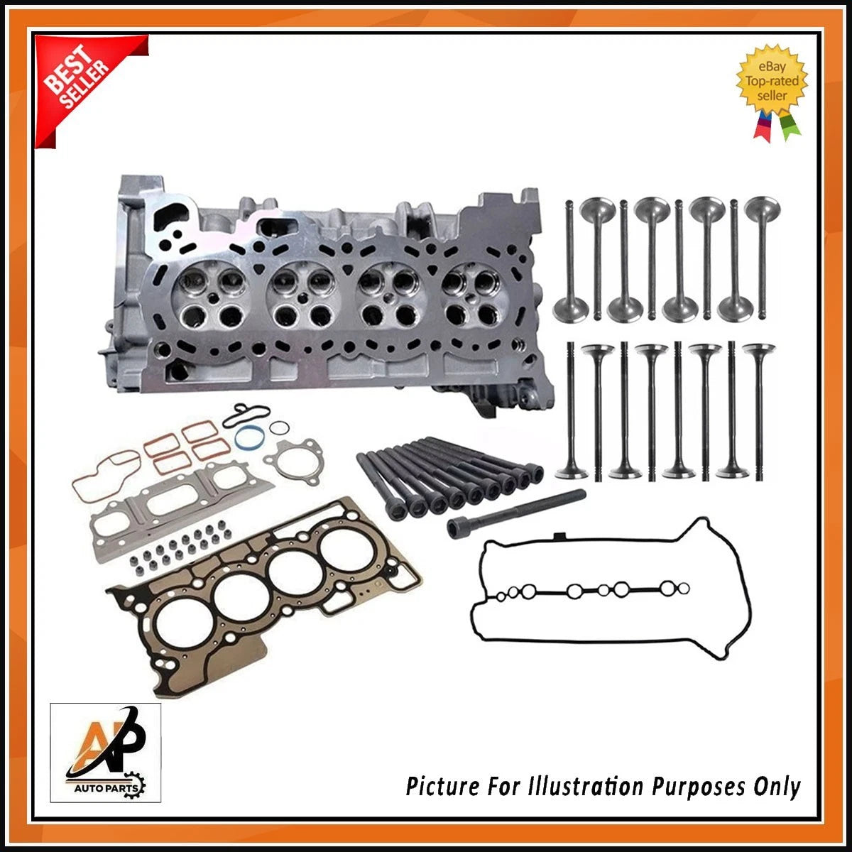 Cylinder Head Valve Bolt Gasket Kit Replacement for Nissan 1.2 DIG-T (2012–2019)
