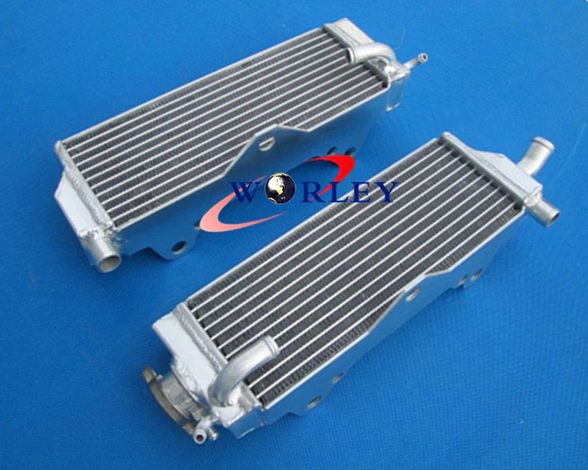 Aluminum Radiator & Blue Hose for Honda CR500 CR500R (1989)