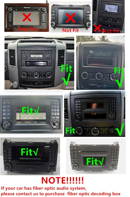 10.1'' Car Stereo GPS Head Unit for Mercedes-Benz Sprinter (2006-2017)