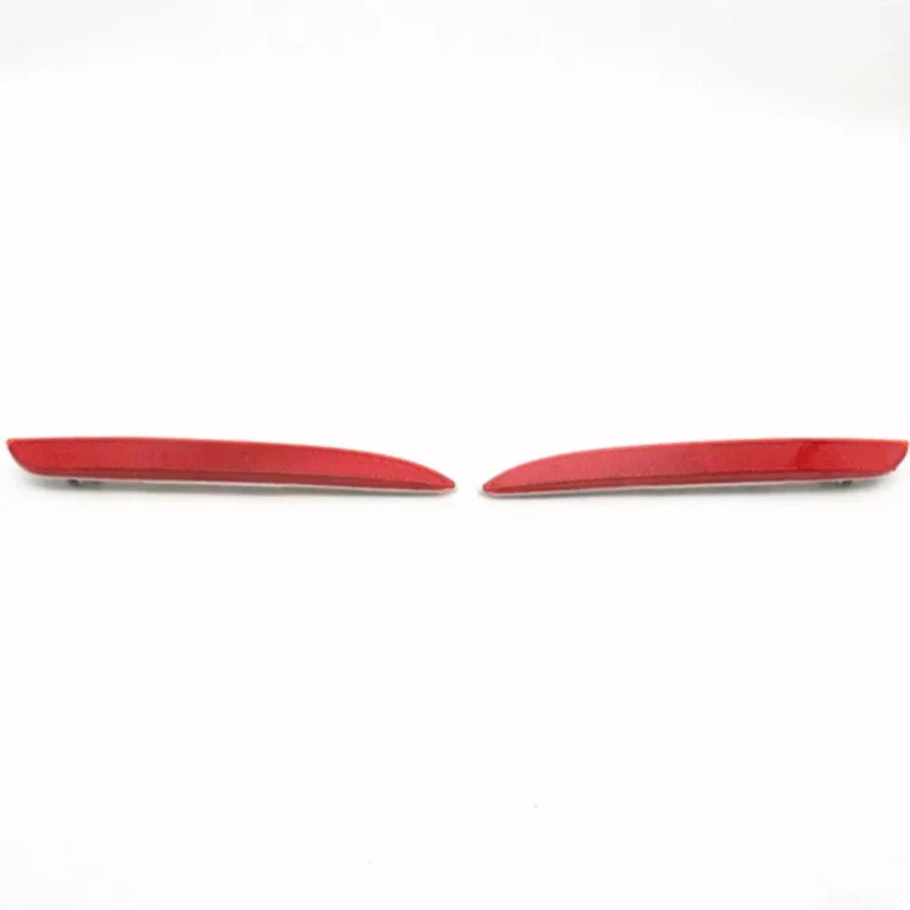 Left & Right Red Rear Bumper Reflectors for Mazda 3 (2008-2012)