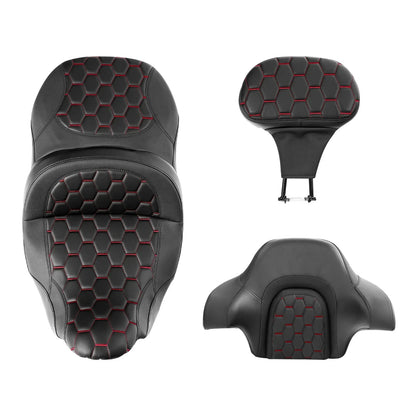 Driver Passenger Seat Backrest for Harley Electra Road Glide (2014-2023)