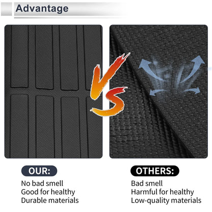 Cargo Liner Rear Trunk Mat for Honda Pilot 2016-2022 Long Grid Pattern TPE