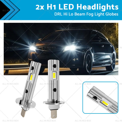 H1 LED Headlight Fog Light Bulbs 13W 6000K White for Car