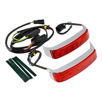 Saddlebag LED Run Brake Turn Lights for Harley Road Glide Ultra Limited (2014-2024)