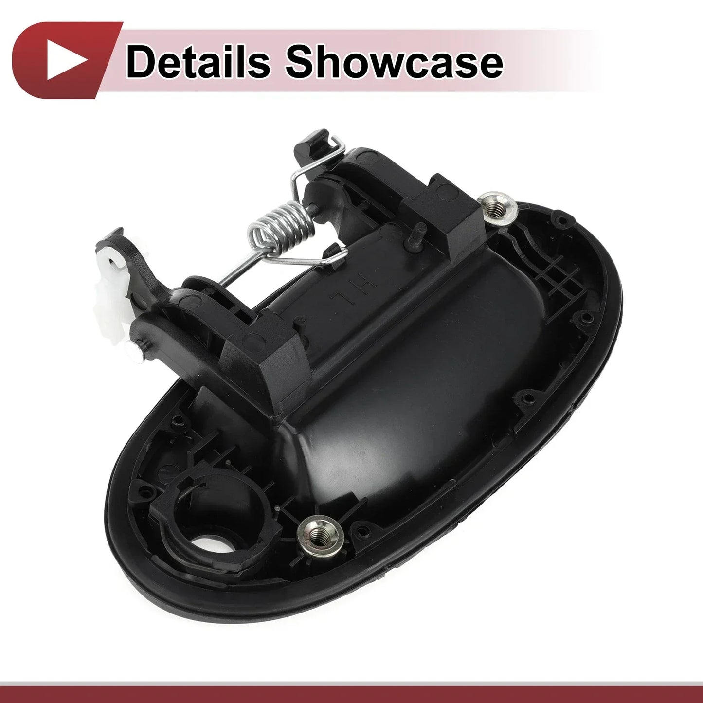 Exterior Door Handle for Hyundai Elantra Front Left Black ABS (2011-2016)