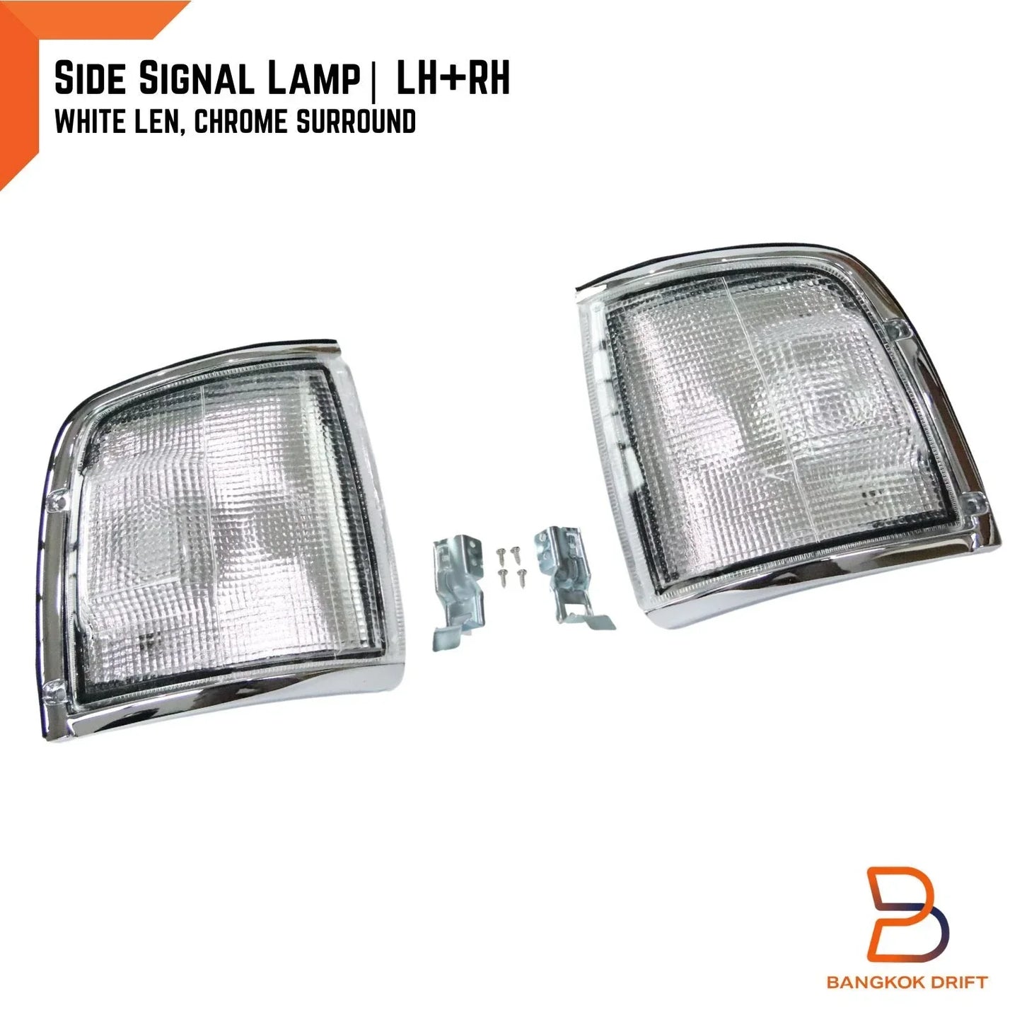 White Lens Front Corner Turn Signal Light for Holden Rodeo TF TFR (1997-2003)