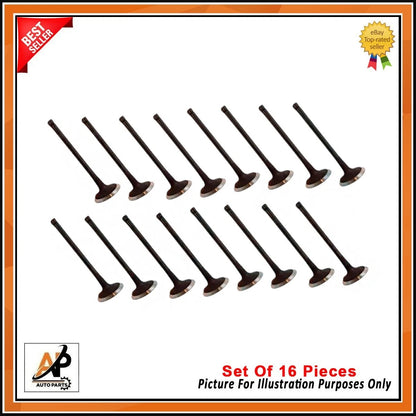 Engine Intake Valve Kit 16 Piece Replacement for Jaguar XJ XF XK (2005–2017)