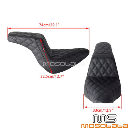 Gel Pad Seat for Harley Sport Glide FLSB, Low Rider S FXLRS (2018-2024)