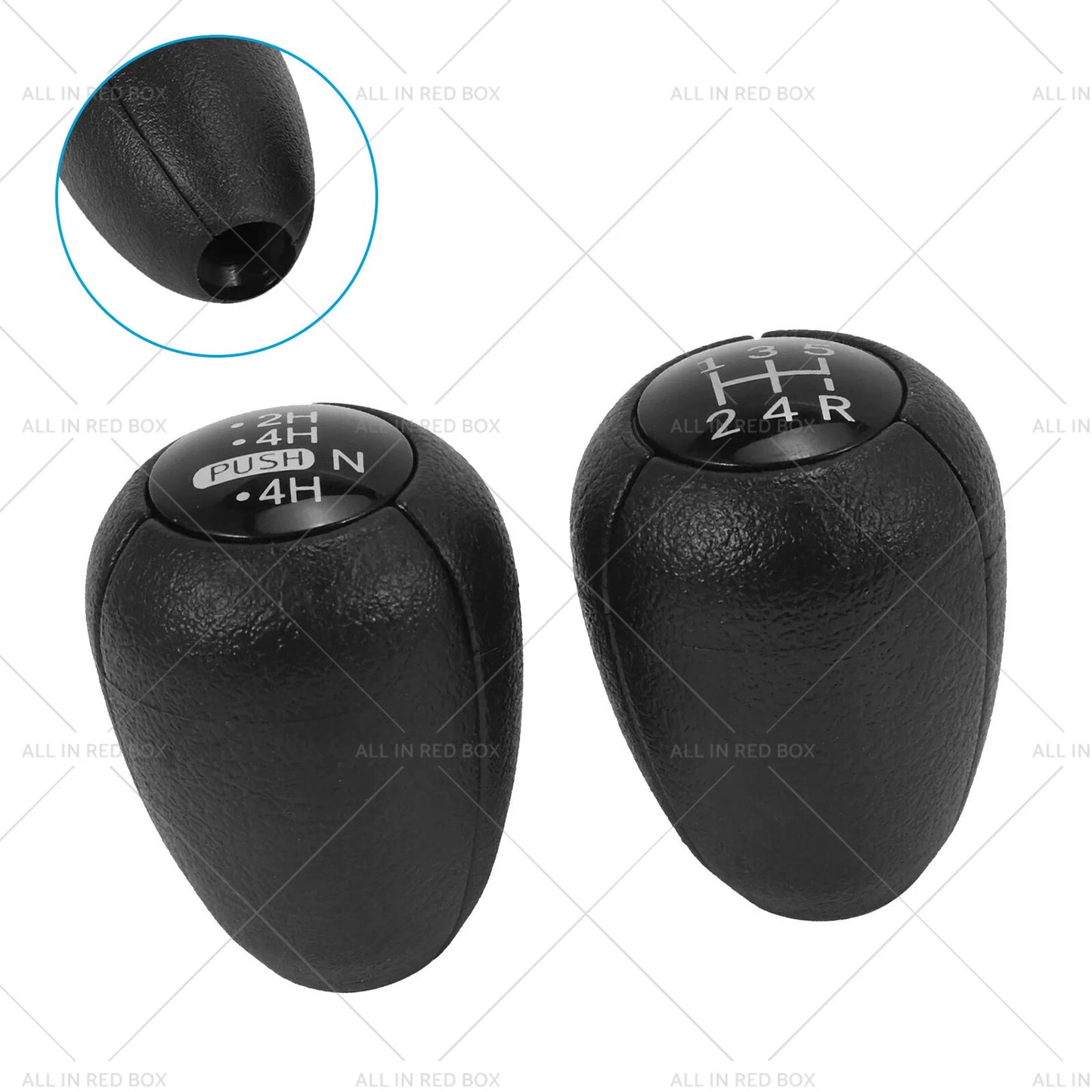 5-Speed Push Gear Shift Knob & Transfer Case Knob for Nissan Patrol