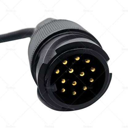 13 Pin to 7 Pin Flat Trailer Adaptor Wiring Connector for Caravan