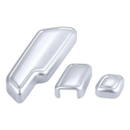 6 x Silver Tone Door Seat Adjust Button Switch Covers for Mercedes Benz B180