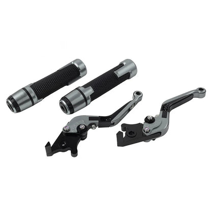 Titan Extendable Brake Clutch Levers Grips Set for BMW F650GS (2002-2007)