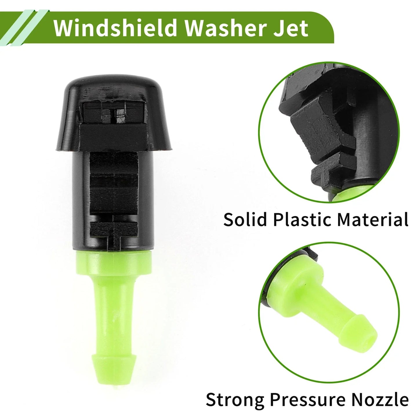 Windshield Washer Nozzle & Hose Connector for Dodge