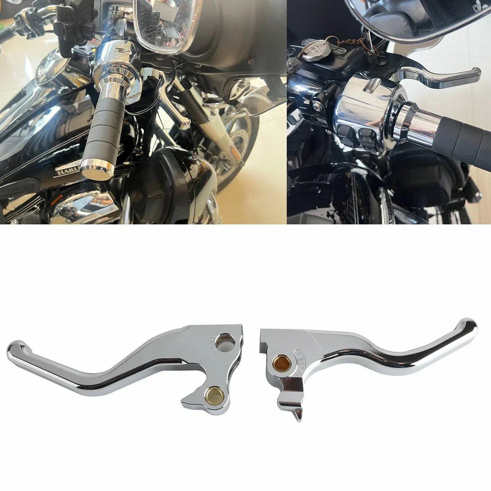 5.3'' Chrome Brake Clutch Levers for Harley Sportster XL1200NS XL1200T (2014-2023)