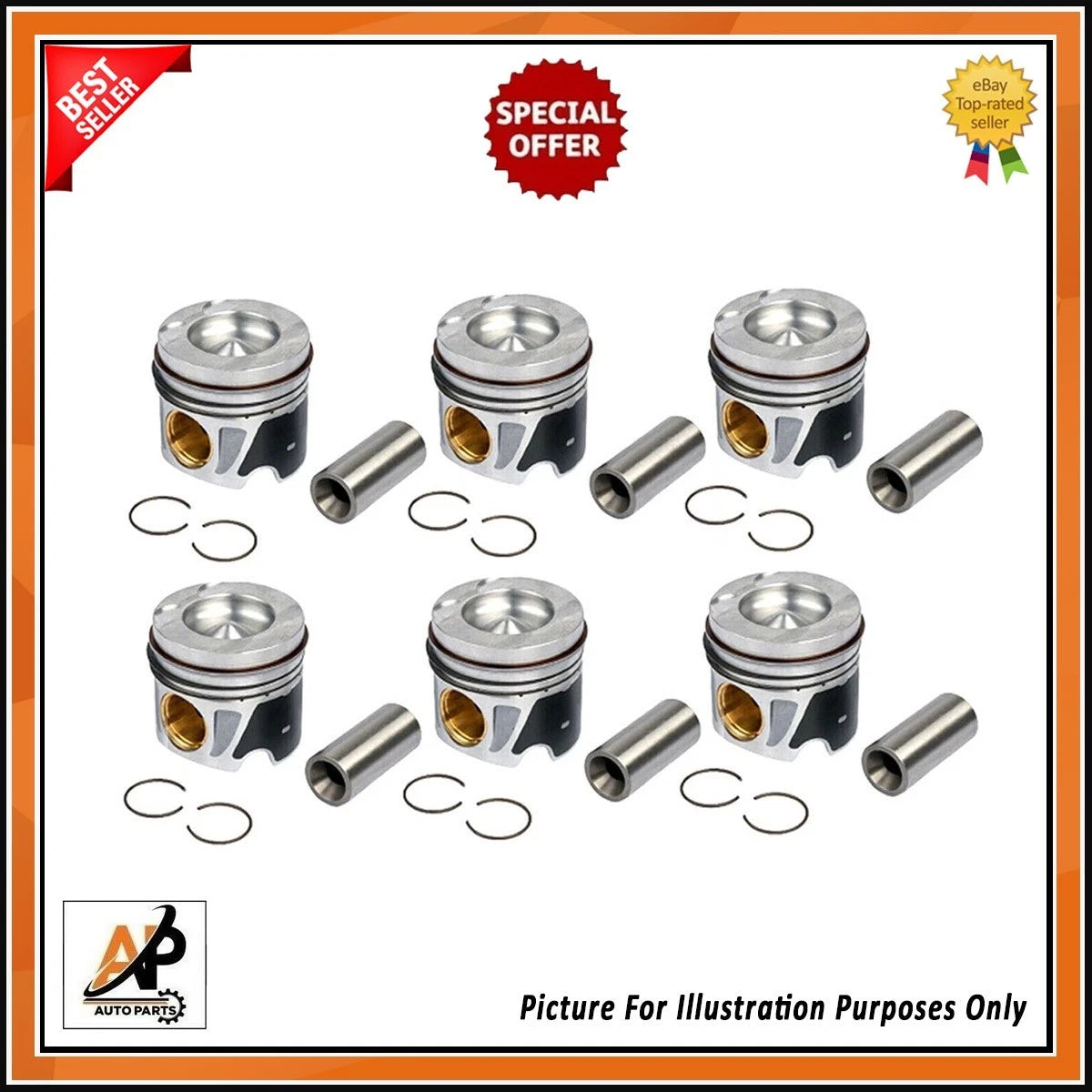 Crankshaft Piston Kit Replacement for Audi Q5 Q7 Q8 Porsche A7 A8 (2010–2020)