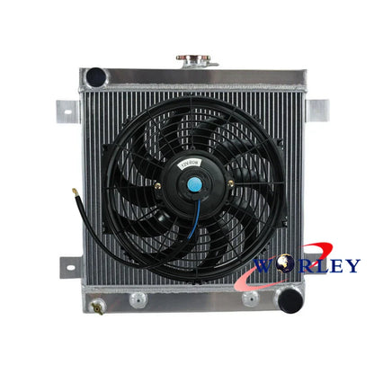 3Row Aluminum Radiator + Fan for 1962 Chrysler Valiant S Series (1962)