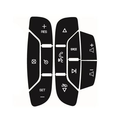 Steering Wheel Navigation Radio Button Stickers for Chevrolet Escalade (2002-2023)