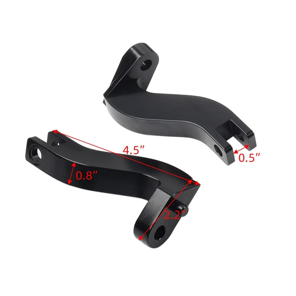 Front Floorboard & Rear Foot Pegs with Mounts for Harley Touring (1993-2023)