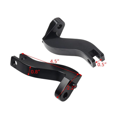 Front Floorboard & Rear Foot Pegs with Mounts for Harley Touring (1993-2023)