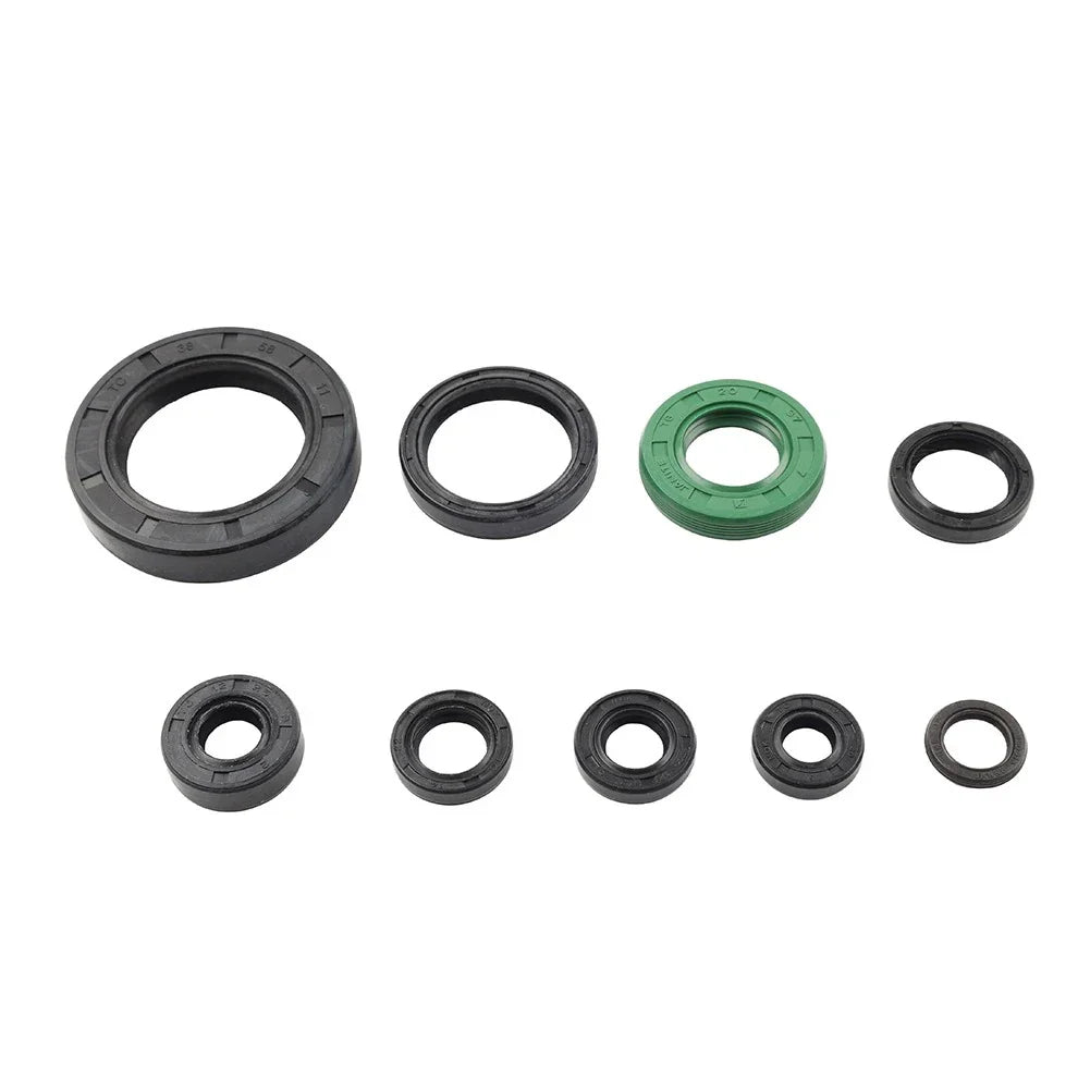 9 x Engine Oil Seal Kit for Honda CR250R (2002-2004)