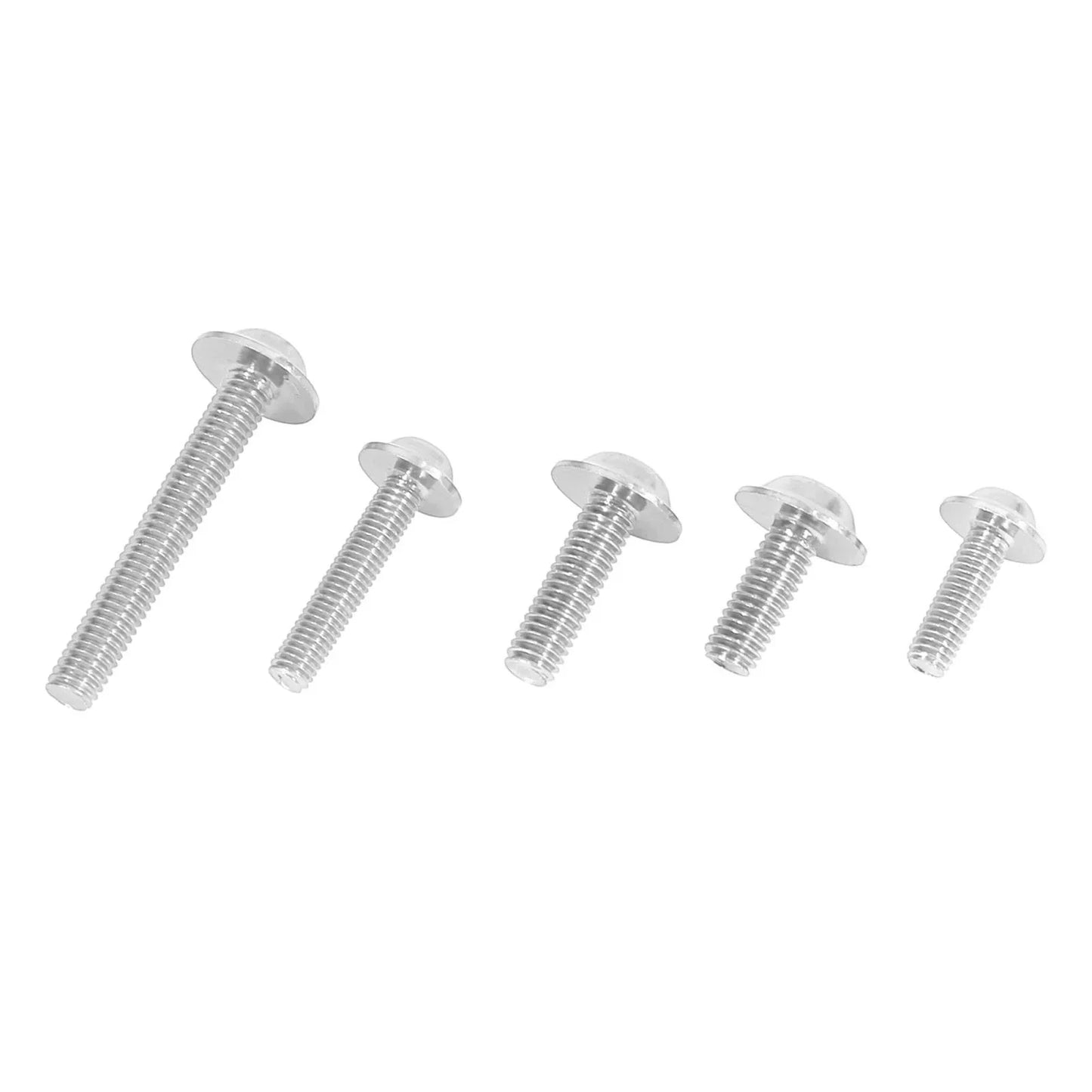 195pcs Motorcycle Fairing Body Bolts Silver Tone for Kawasaki Suzuki BMW