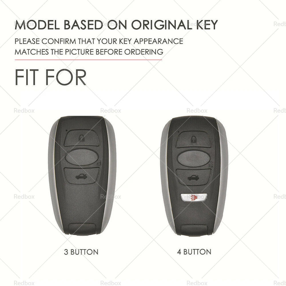TPU Remote Key Case Cover for Subaru BRZ, Forester, Outback, Impreza, WRX