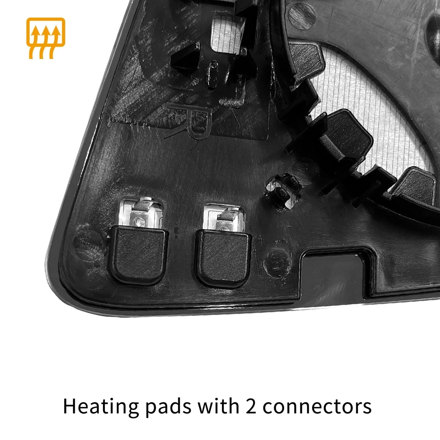 Right Side Heated Mirror Glass with Holder for Mercedes E250 E350 E400 E550