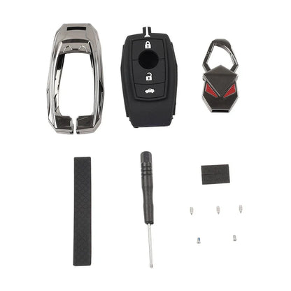 Key Fob Case Cover for Benz A B C E S Class CLA CLS GLC GLE GLS Black