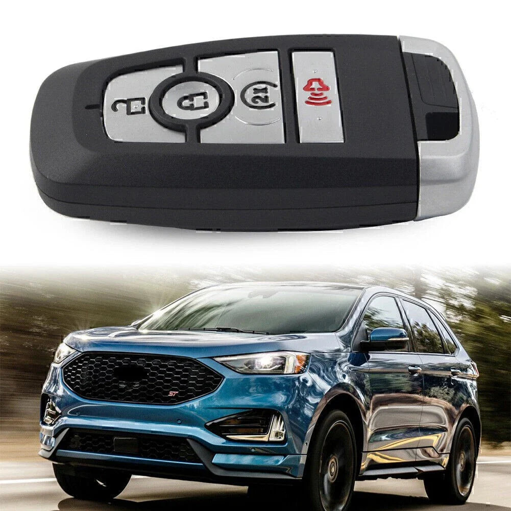 Replacement Remote Key Shell Fob 4 Button for Ford Edge (2017-2020)