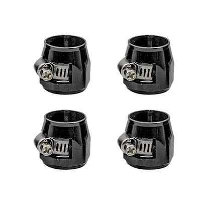 4 x AN10 Car Fuel Hose Finisher Clamps for Universal ( Specified)