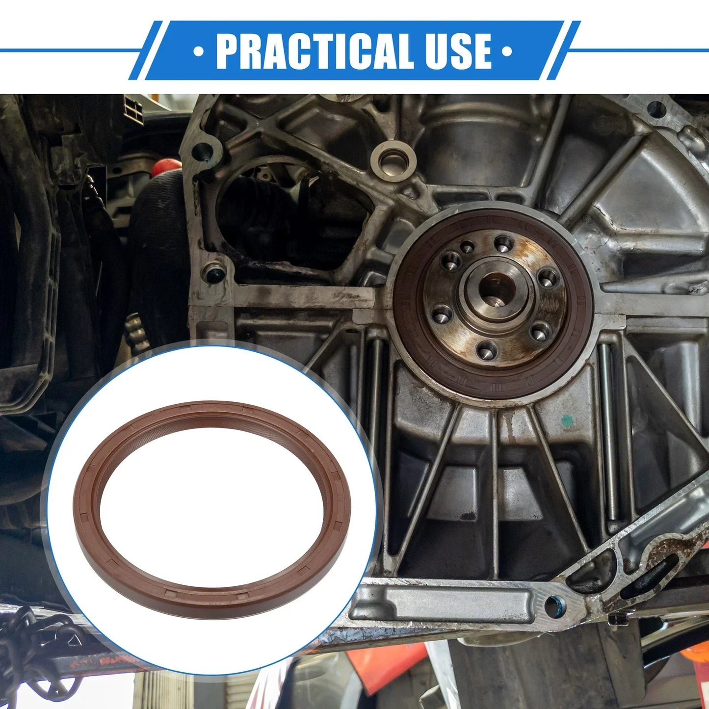 Engine Crankshaft Seal for Lexus ES350 2007-2023 - Durable Metal Seal