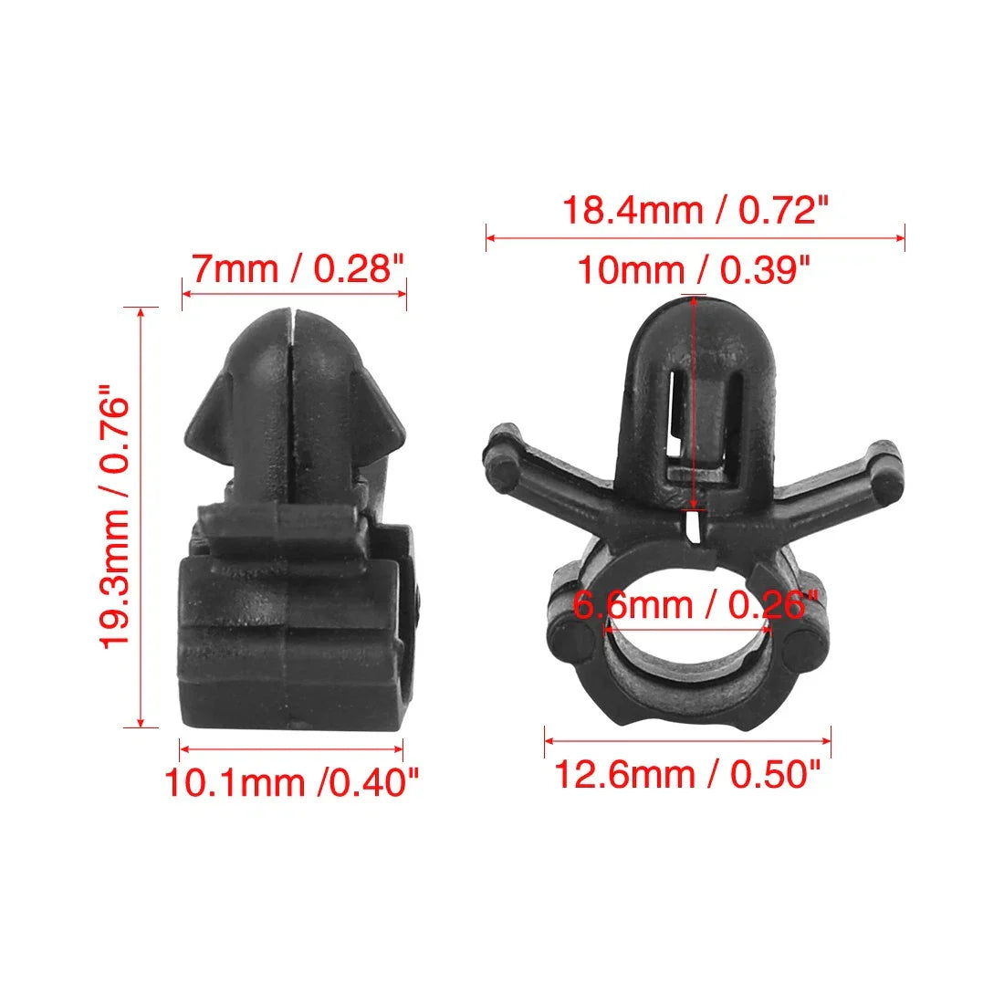 20 x Car Petrol Line Hose Retainer Clips for Hyundai Elantra, Santa Fe, Sonata