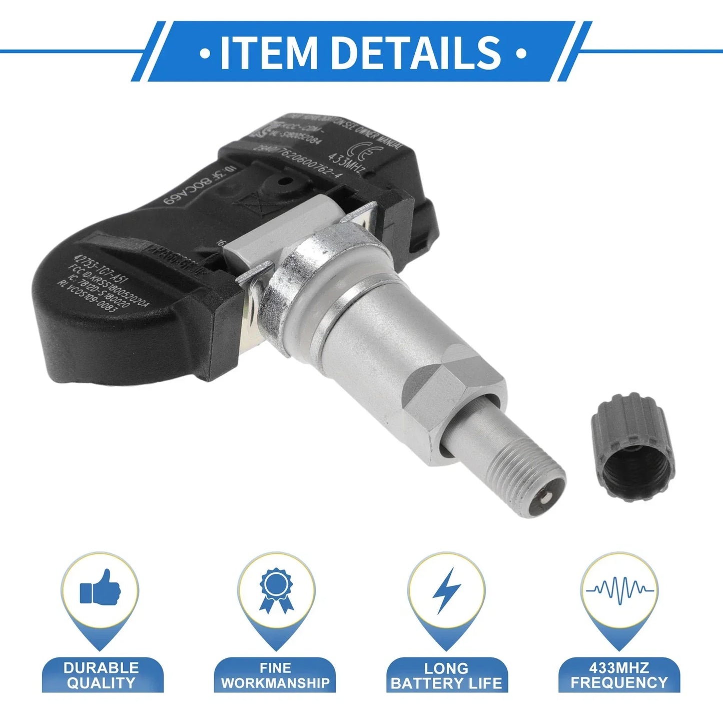 TPMS Sensor for Honda Pilot 2016-2017 (2 x Sensors)