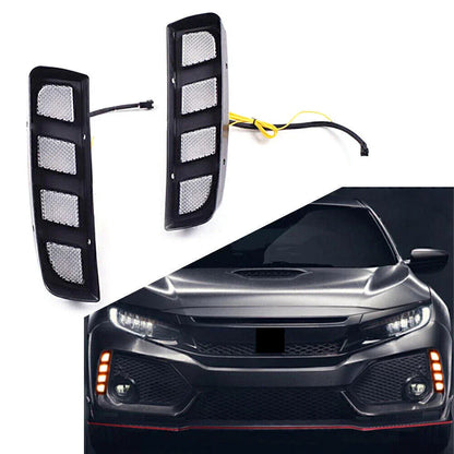 LED Daytime Running Fog Lights for Honda Civic TYPE R (2016-2019)