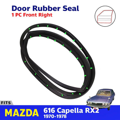 Door Rubber Seal Weatherstrip Front Right Fits Mazda 616 Capella RX2 1970-78 D09