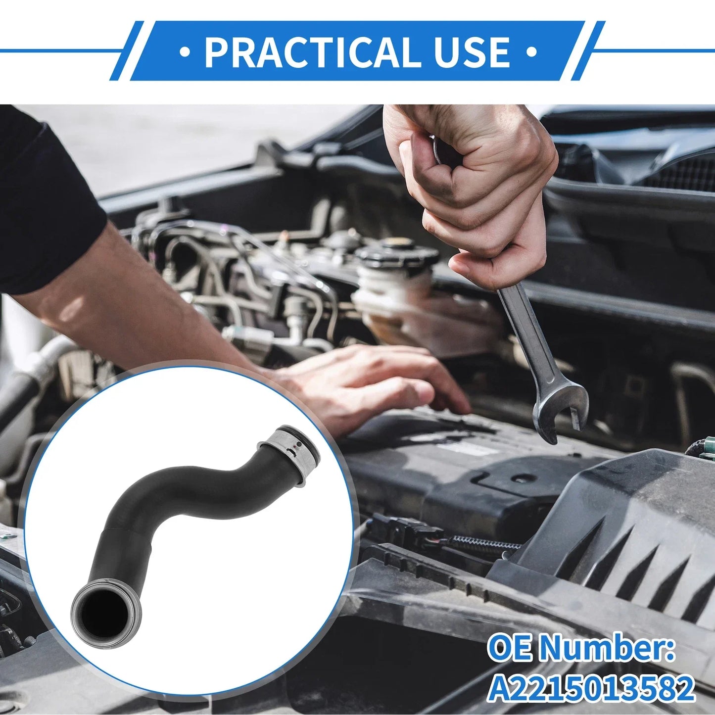 Radiator Hose for Mercedes-Benz CL550 S550 2007-2010 (2007-2010)