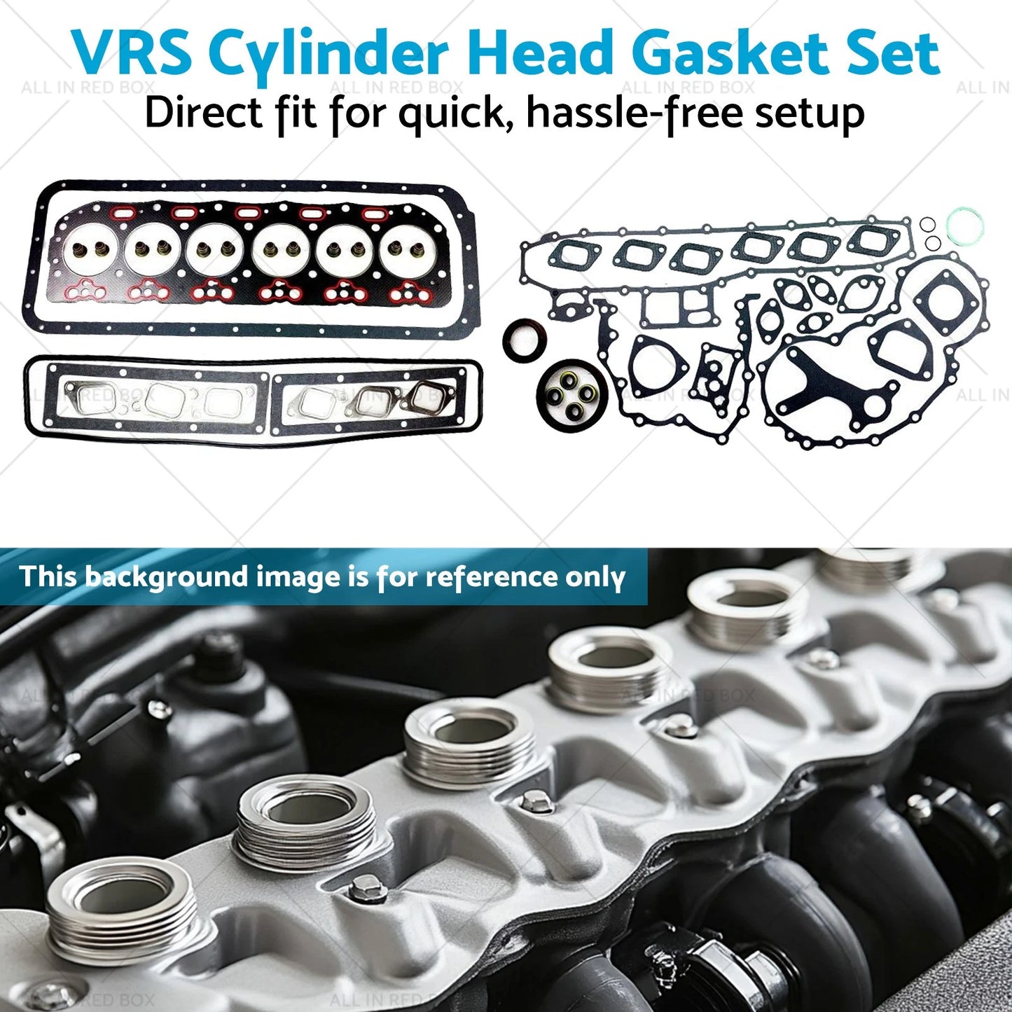 VRS Cylinder Head Gasket Set for Toyota HJ47 HJ60 HJ75 4.0L (11/84-on)