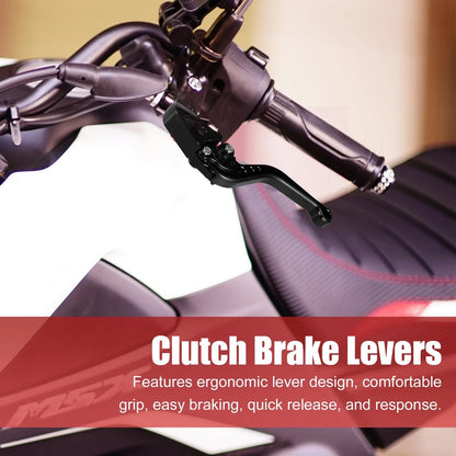 CNC Motorcycle Brake Clutch Levers for Honda CBR1000RR 2 x Black