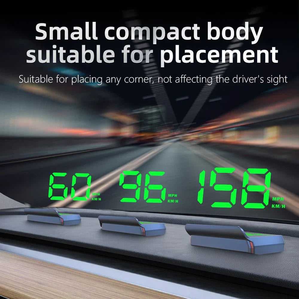 Universal Car HUD Speedometer Head-Up Display Screen