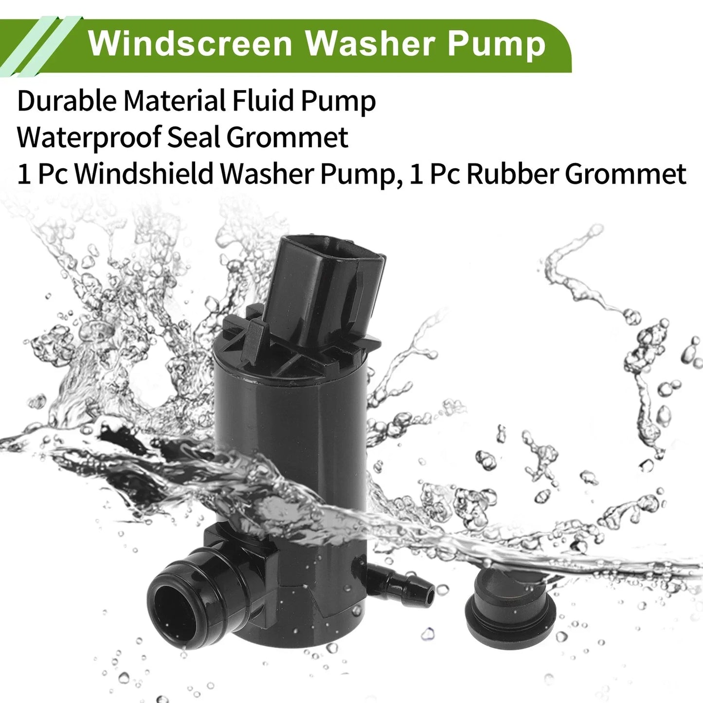 Windshield Washer Pump w/Grommet for Hyundai (2011-2016)