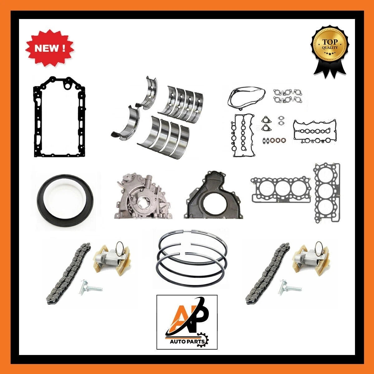 Engine Bearings Gasket for Land Rover 2.7 276DT (1990–2000)