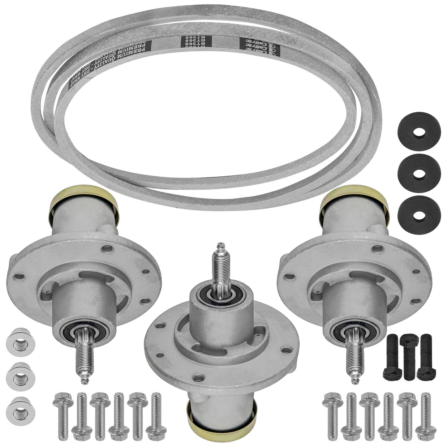 Deck Spindle Belt Kit Replacement for Husqvarna GTH26V52LS GTH3052 (2004–2017)