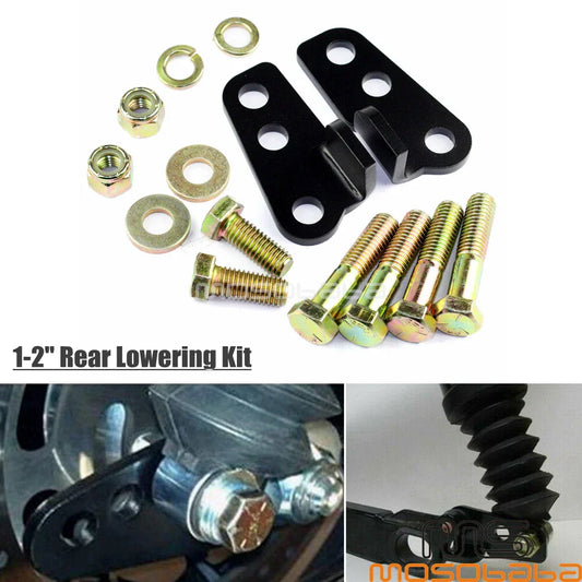 Adjustable 1"-2" Rear Lowering Kit for Harley Touring Road King (2002-2013)