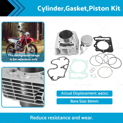 440CC Cylinder Gasket Piston Kit for Honda XR 400R TRX 400EX (1996-2014)