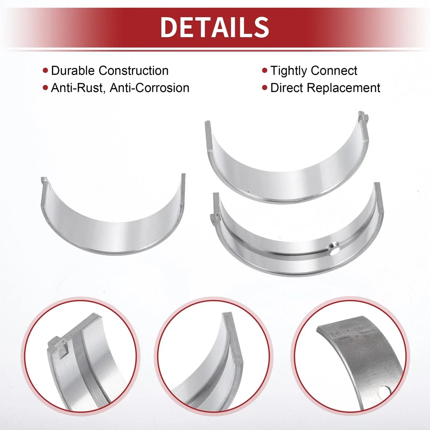 Main Bearing & Connecting Rod Bearing Kit for Hyundai Elantra (2011-2016)