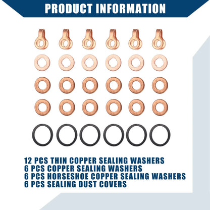 Fuel Injector Seal Installation Kit for Dodge 12v 4bt 6bt 5.9L (1991-1998)